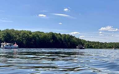 Hausboote auf dem Tietzowsee