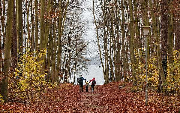 Herbstliche Wanderung mit der Familie